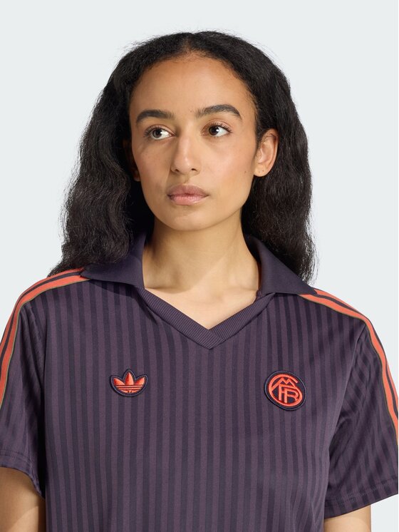 adidas adidas Sukienka codzienna FC Bayern Terrace Icons Fioletowy