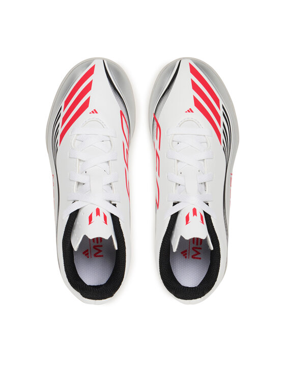 adidas adidas Ghete pentru fotbal F50 Messi Club JP7453 Alb