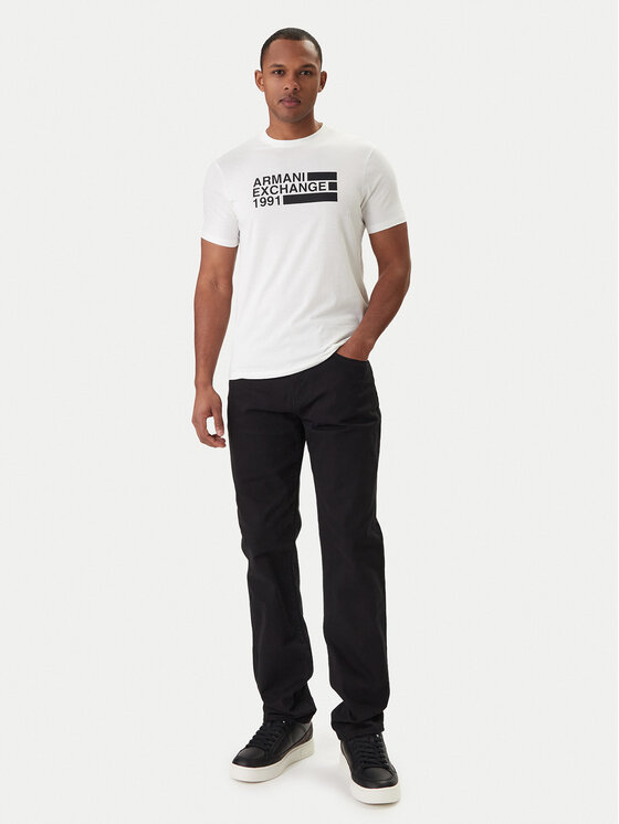 Armani Exchange Armani Exchange Póló XM002788 AF10356 U0009 Fehér Regular Fit