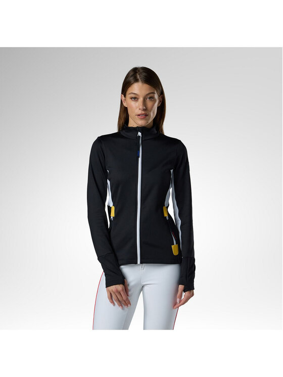 Rossignol Rossignol Polar W Jcc Fleece Jacket Czarny Slim Fit