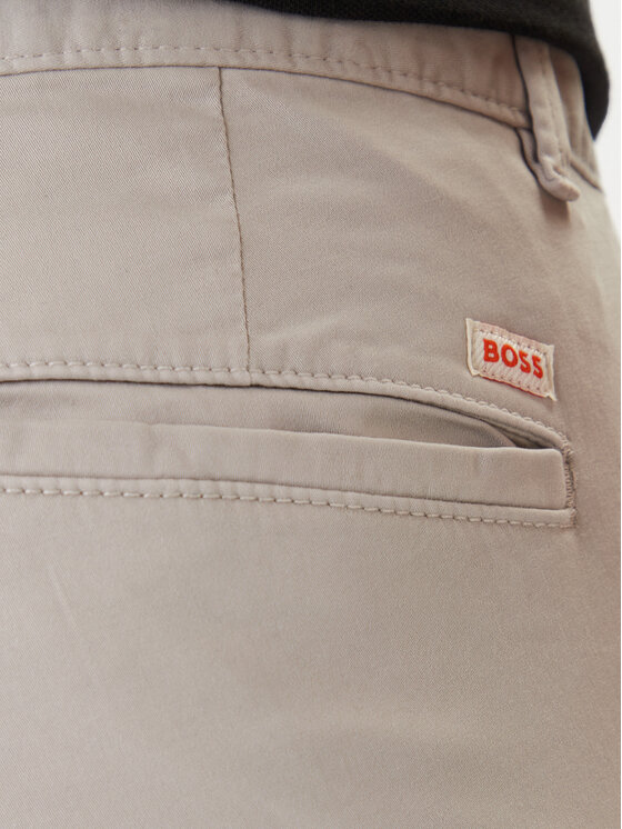 BOSS BOSS Chino nohavice 50510933 Béžová Slim Fit