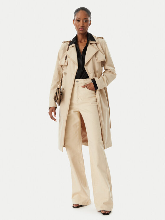 Guess Guess Tenchcoat W5RL14 WGWD2 Beige Regular Fit