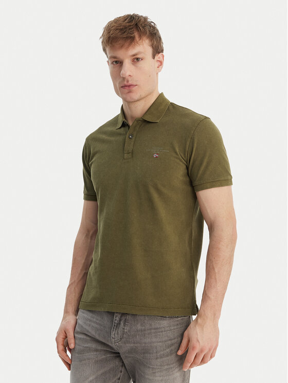 Napapijri Napapijri Polo Elbas NP0A4GDL Πράσινο Regular Fit