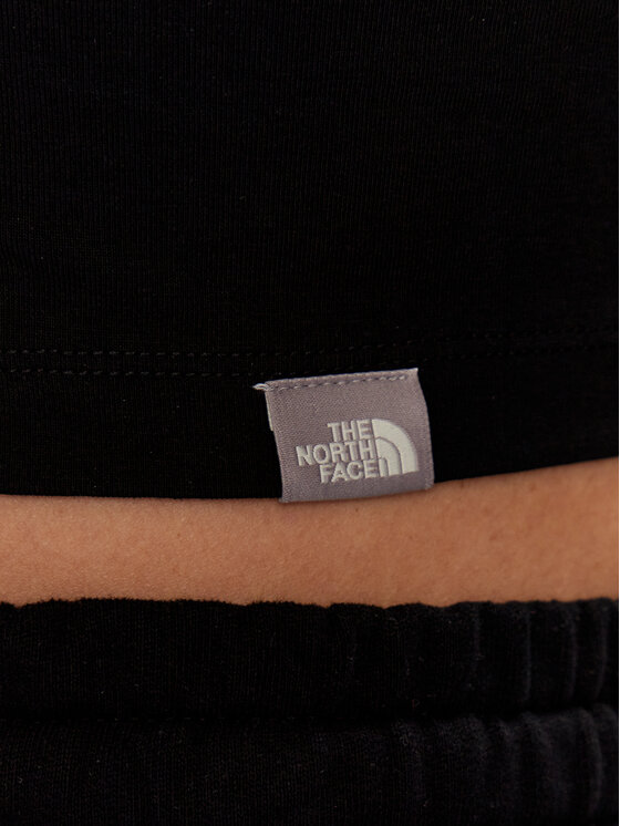 The North Face The North Face Τοπ NF0A55AQ Μαύρο Cropped Fit