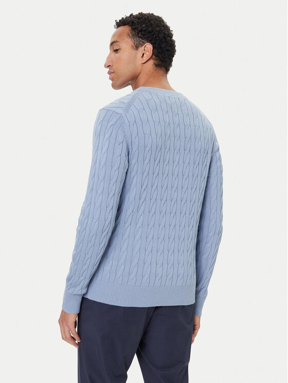 Tommy Hilfiger Tommy Hilfiger Svetr MW0MW33132 Světle modrá Regular Fit