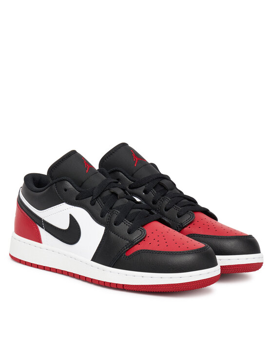 Nike Nike Сникърси Air Jordan 1 Low (GS) 553560 161 Черен