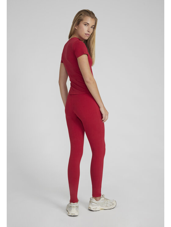 Style Republic Style Republic Legginsy Leggings Bordowy Ahletic Fit