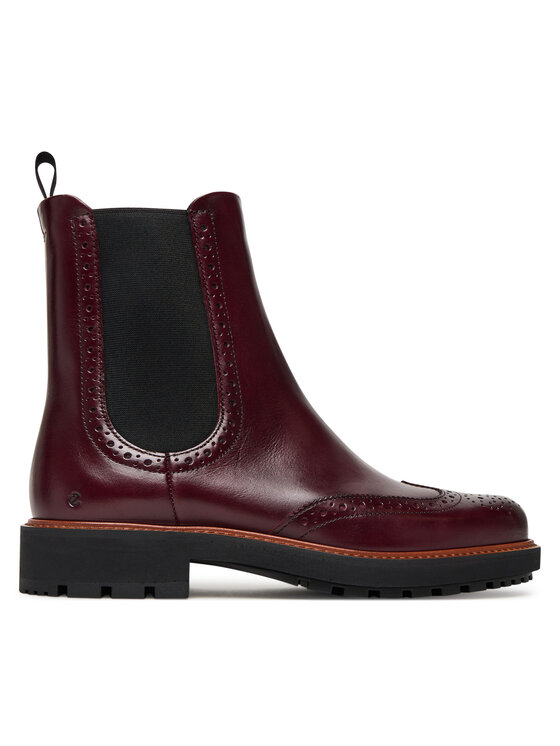 ECCO Botki 23288361291 Bordowy