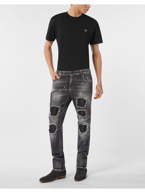 PHILIPP PLEIN PHILIPP PLEIN Jeansy 26873 Černá Skinny Fit
