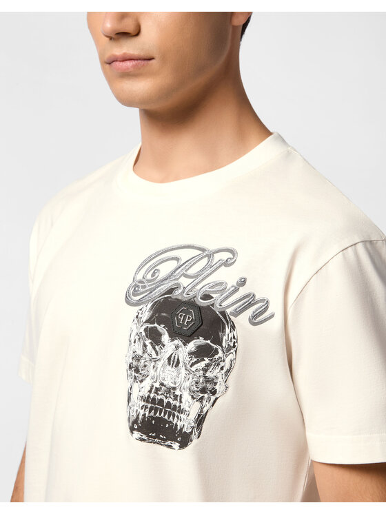 PHILIPP PLEIN PHILIPP PLEIN T-Shirt 27145 Biały Regular Fit