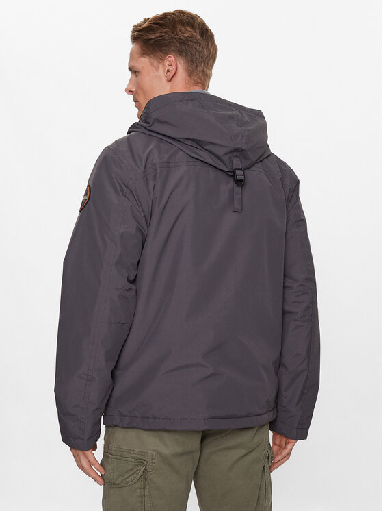 Napapijri Napapijri Übergangsjacke Rainforest NP0A4HES Grau Regular Fit
