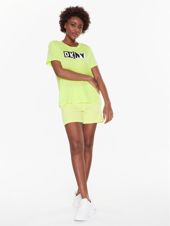 Pantaloncini sportivi DP2S4993 Giallo Classic Fit