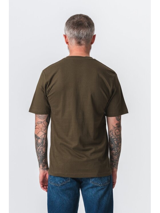 TeeShoppen TeeShoppen T-Shirt 'Oversized Collection' Zielony Oversize
