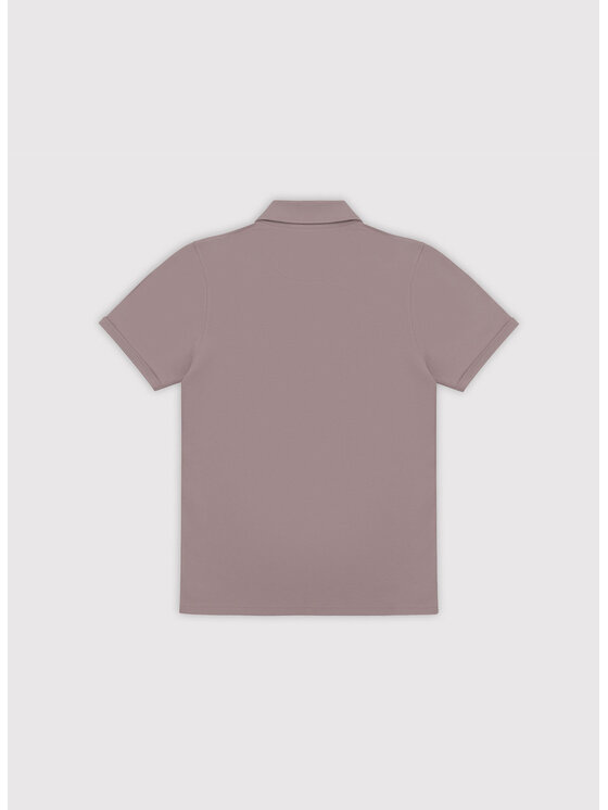 Pako Lorente Pako Lorente Polo P26SF-TX-017 Fioletowy Classic Fit