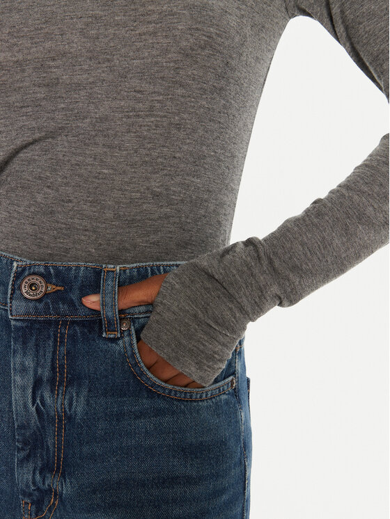 Marella Marella Rollkragenpullover Master 2423946084 Grau Slim Fit