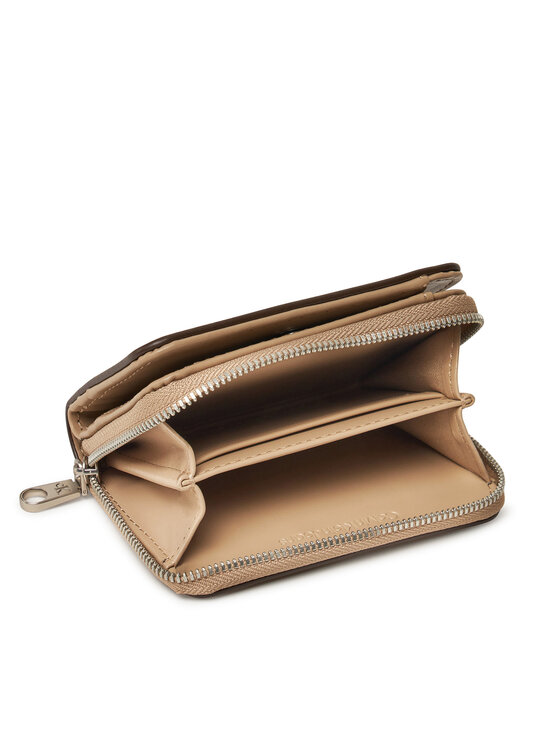 Calvin Klein Jeans Calvin Klein Jeans Mali ženski novčanik Sculpted Med Zip Around Wallet LV04K1004G Bež