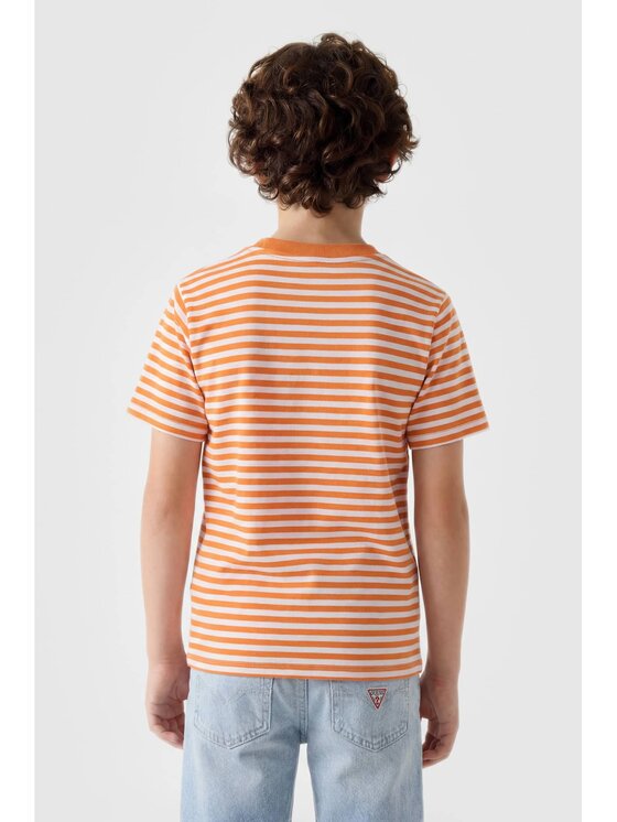 Guess Kids Guess Kids T-Shirt 181808 Oranžová Classic Fit