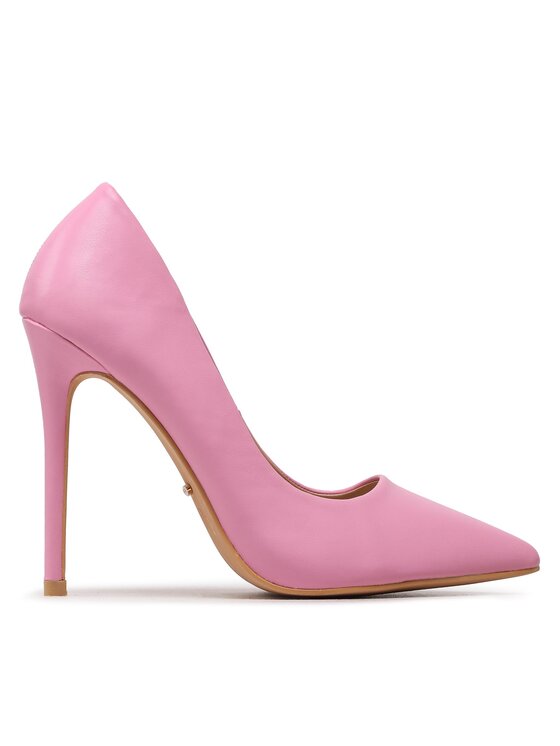 Pantofi cu toc subțire DeeZee KL-92831-201C Roz