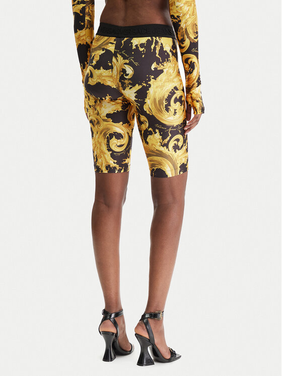 Versace Jeans Couture Versace Jeans Couture Cyklistické šortky 80HAC106 JS532 Černá Slim Fit