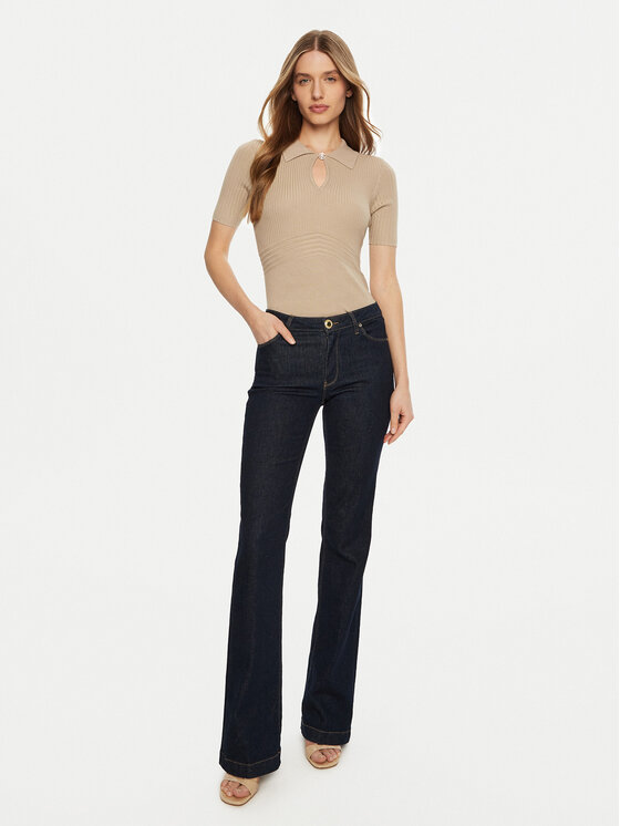 Guess Guess Пуловер W5RR10 Z2Y72 Бежов Regular Fit