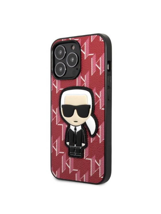 KARL LAGERFELD KARL LAGERFELD Etui na telefon iPhone 13 Pro Max Czerwony