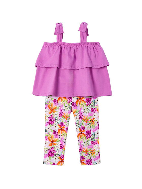 Mayoral Mayoral Set top și leggings 3710 Colorat Regular Fit