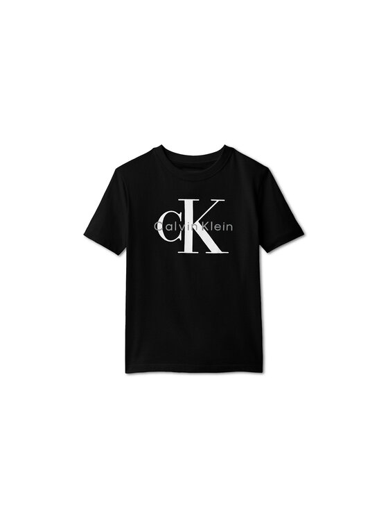 Calvin Klein Jeans Calvin Klein Jeans T-Shirt Monologo LV1CKSJA33 Czarny Regular Fit