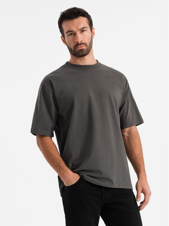 T-Shirt Ombre, Rozmiar XL, Szare, OM-TSBC-0234