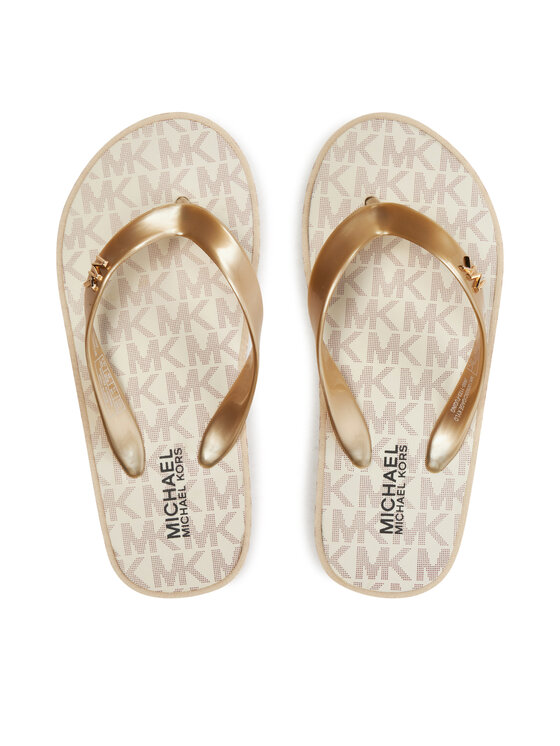 Flip flop MICHAEL KORS KIDS MK100955 Auriu