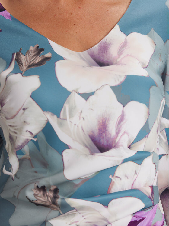 Swing Swing Cocktail obleka 5AG07300 Pisana Slim Fit