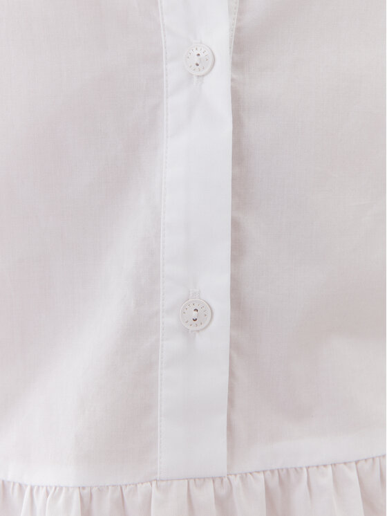 Patrizia Pepe Patrizia Pepe Vestito chemisier 2A2503/A9B9-W103 Bianco Regular Fit