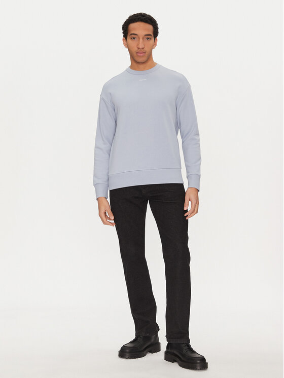 Calvin Klein Calvin Klein Džemperis ar kapuci Nano Logo K10K112870 Zils Regular Fit