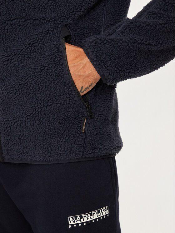 Napapijri Napapijri Flis T-Tynik NP0A4IA8 Tamnoplava Regular Fit