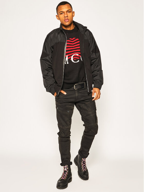 MCQ Alexander McQueen MCQ Alexander McQueen Prehodna jakna 577189 ROT29 1000 Črna Regular Fit