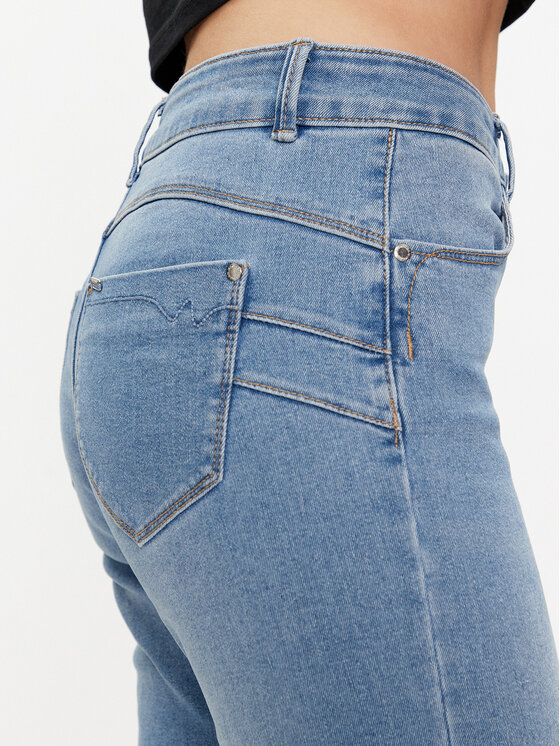 Morgan Morgan Džínsy 241-PARDA Modrá Slim Fit