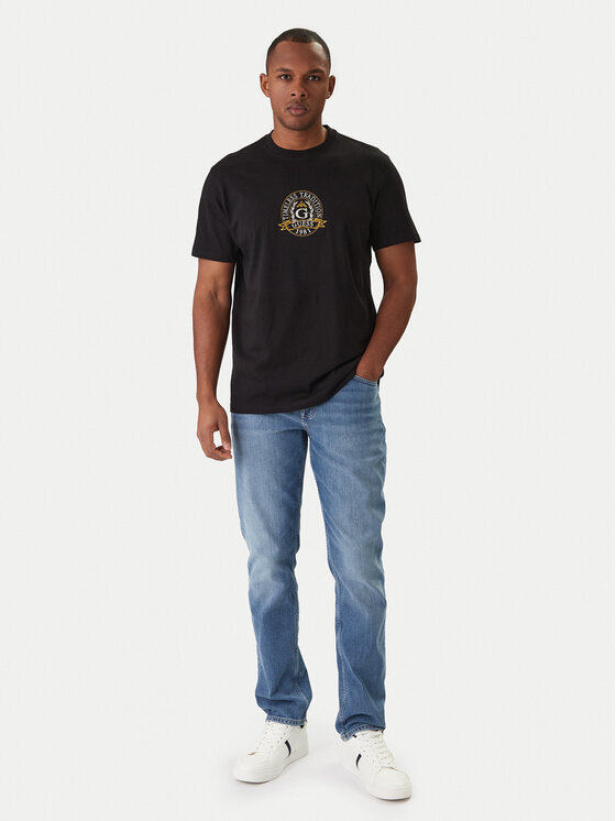 Guess Guess T-Shirt M6RI16 I3Z14 Černá Regular Fit