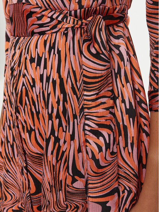 PINKO PINKO Φόρεμα πουκάμισο 102834 A1KD Πορτοκαλί Regular Fit