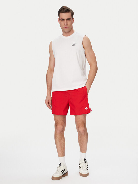 adidas adidas Tank top Trefoil Essentials KE3396 Biela Regular Fit