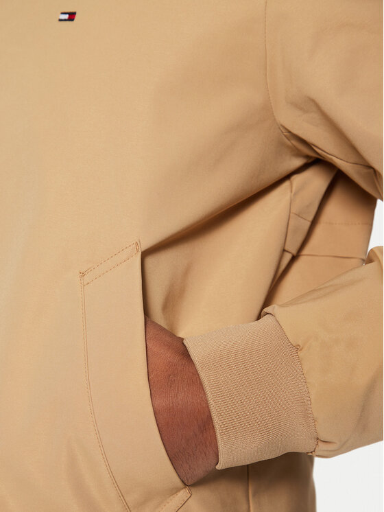 Tommy Hilfiger Tommy Hilfiger Übergangsjacke Harrington MW0MW37647 Beige Regular Fit