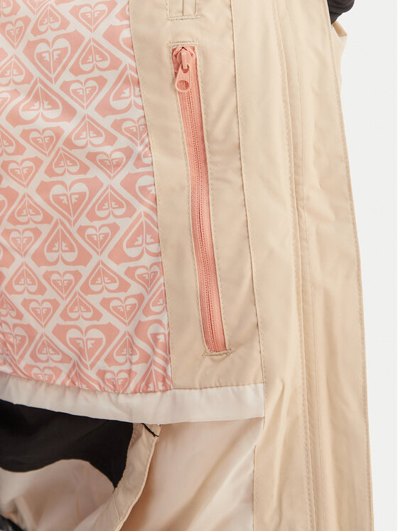 Roxy Roxy Skijacke Alofted Puffy ERJTJ03470 Beige Regular Fit
