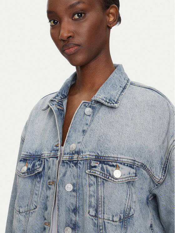 Tommy Jeans Tommy Jeans Kurtka jeansowa DW0DW21289 Niebieski Regular Fit