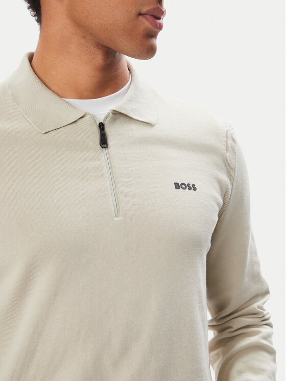 BOSS BOSS Kampsun Ever  50551688 Helebeež Regular Fit