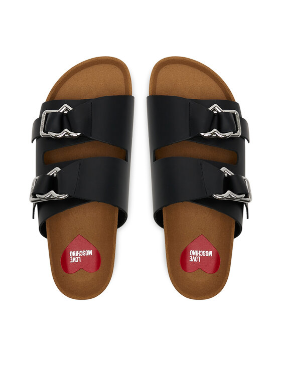 LOVE MOSCHINO LOVE MOSCHINO Papucs JA28273G1MIA000A Fekete