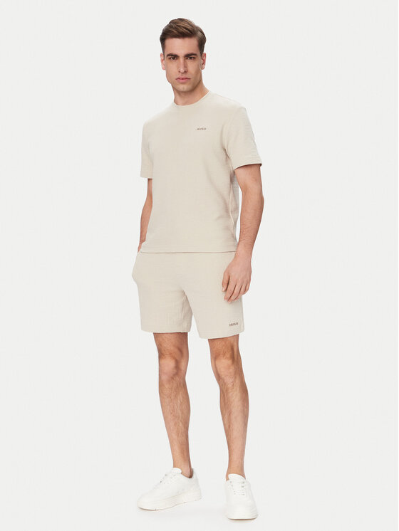 HUGO HUGO Športové kraťasy Austin 50532023 Svetlo béžová Regular Fit