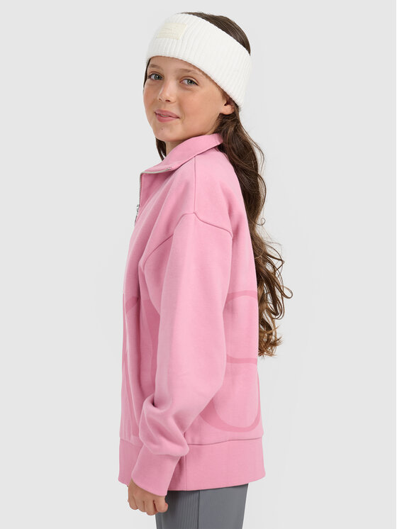 4F 4F Bluza APRES SKI Różowy Loose Fit