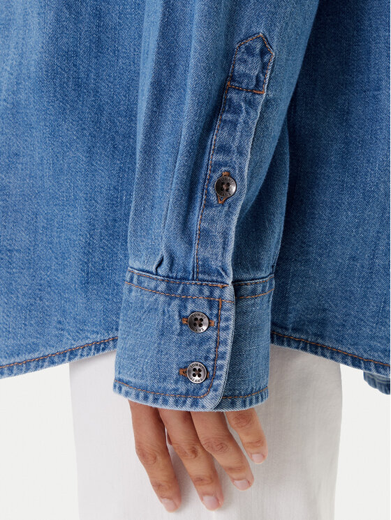 Tommy Jeans Tommy Jeans Τζιν πουκάμισο DW0DW21073 Μπλε Relaxed Fit