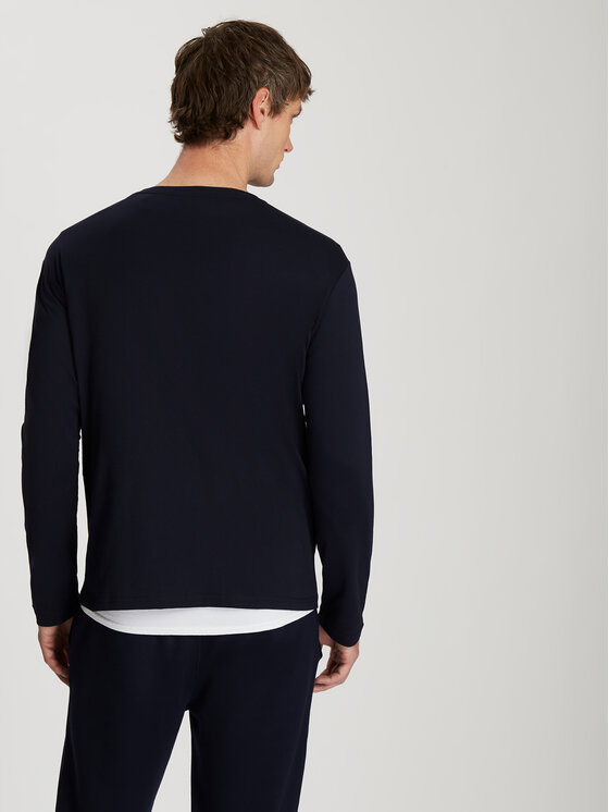 Cross Jeans Cross Jeans Longsleeve 16100-001 Granatowy Regular Fit