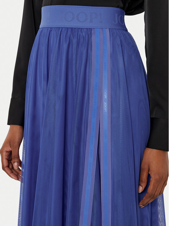 JOOP! JOOP! tylová sukně 58 JW222S118 30032531 Modrá Regular Fit