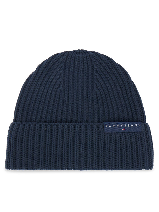 Tommy Jeans Tommy Jeans Σκούφος Tjm Linear Logo Beanie AM0AM14865 Σκούρο μπλε
