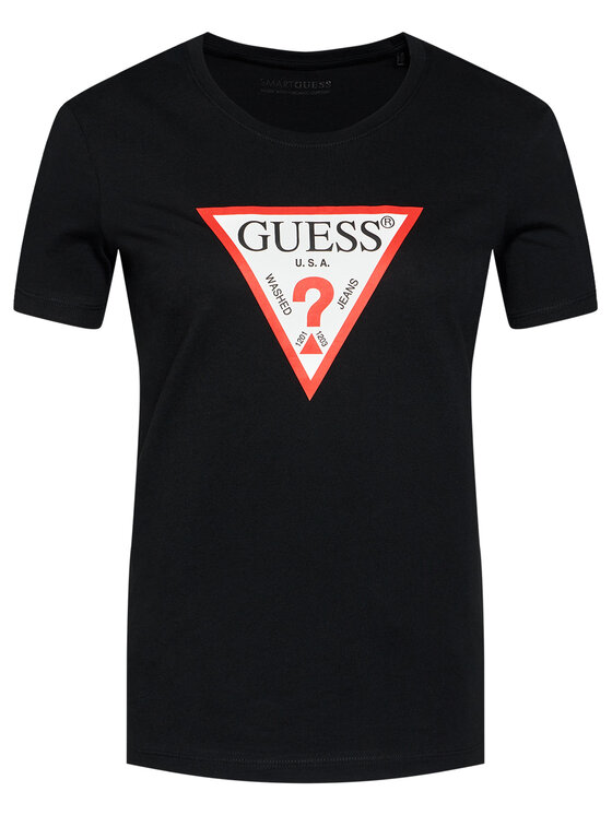 Guess Guess T-Shirt Original W0BI25 I3Z11 Czarny Regular Fit